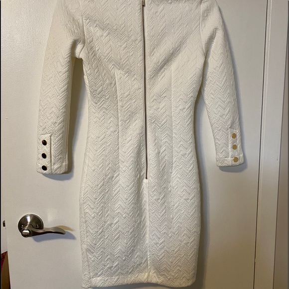 2/$40 —- Classy bodycon white dress - Picture 2 of 5